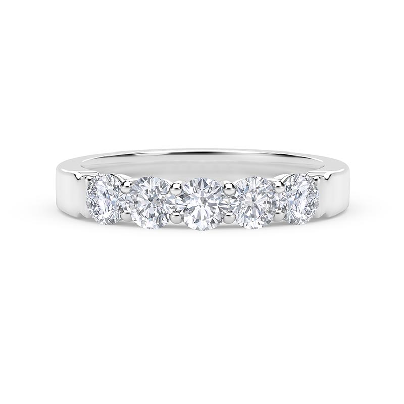 De Beers Forevermark 5 Stone Band